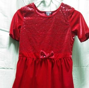 Red Velvety Dress